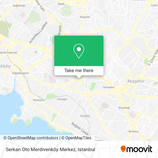 Serkan Oto Merdivenköy Merkez map