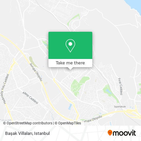 Başak Villaları map