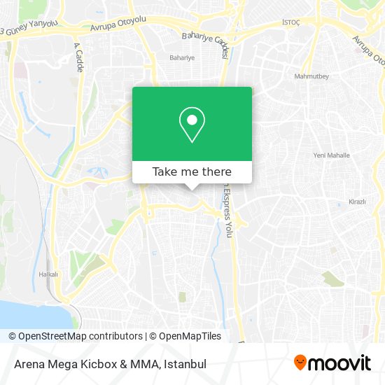 Arena Mega Kicbox & MMA map