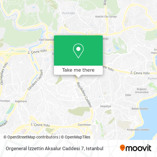 Orgeneral İzzettin Aksalur Caddesi 7 map