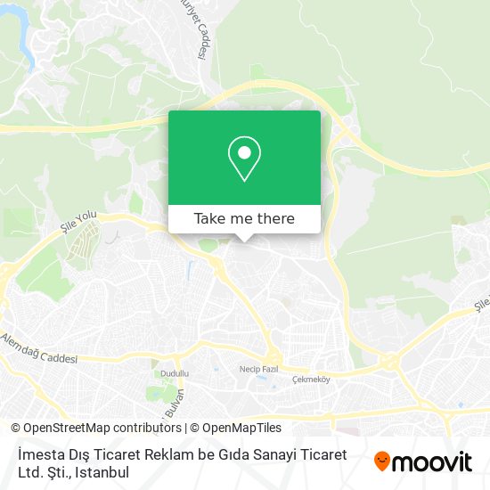 İmesta Dış Ticaret Reklam be Gıda Sanayi Ticaret Ltd. Şti. map