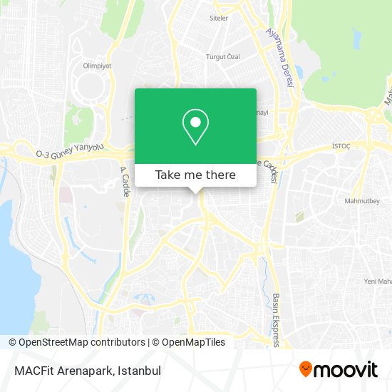 MACFit Arenapark map