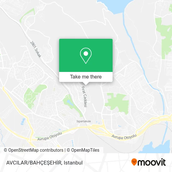 AVCILAR/BAHÇEŞEHİR map