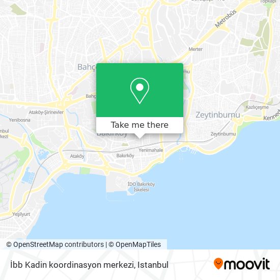 İbb Kadin koordinasyon merkezi map