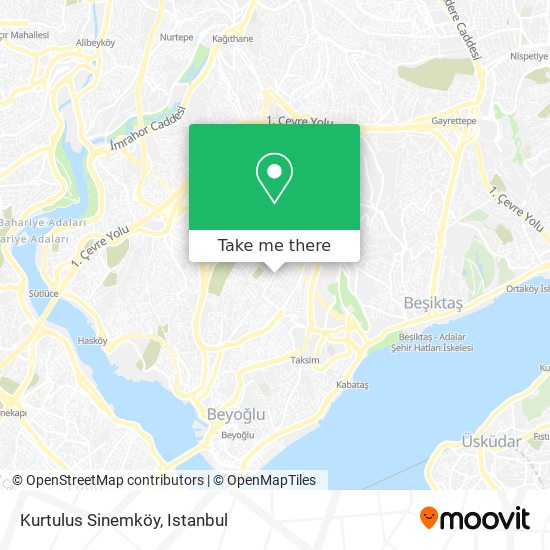 Kurtulus Sinemköy map