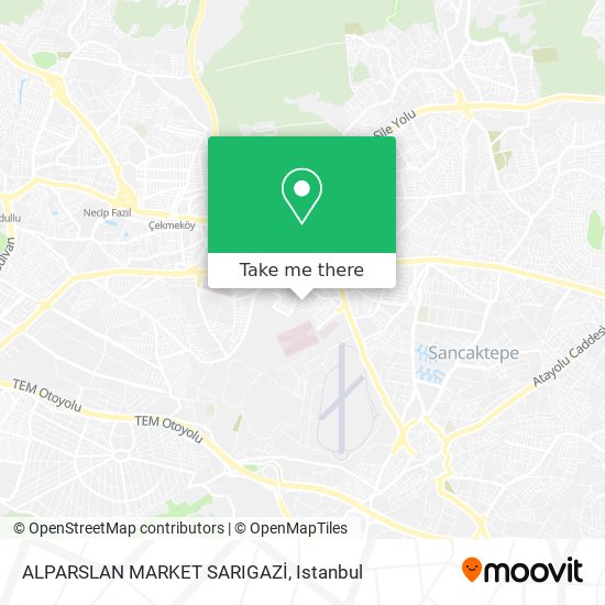 ALPARSLAN MARKET SARIGAZİ map