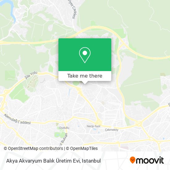 Akya Akvaryum Balık Üretim Evi map