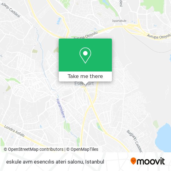 eskule avm esencılıs ateri salonu map