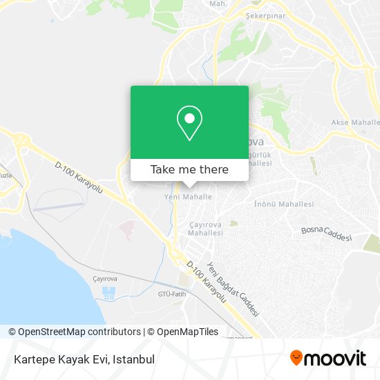 Kartepe Kayak Evi map