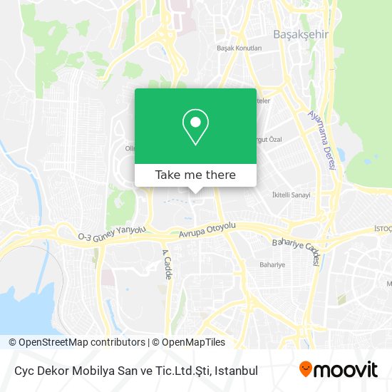 Cyc Dekor Mobilya San ve Tic.Ltd.Şti map