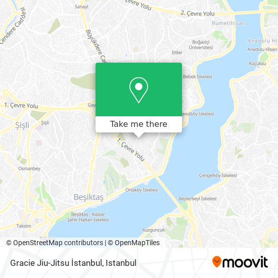 Gracie Jiu-Jitsu İstanbul map