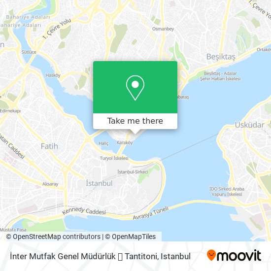 İnter Mutfak Genel Müdürlük 🎊 Tantitoni map