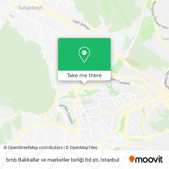 bmb Bakkallar ve marketler birliği ltd.şti map