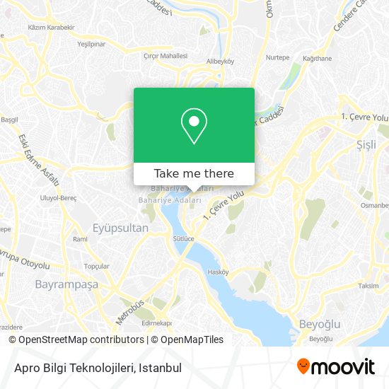 Apro Bilgi Teknolojileri map