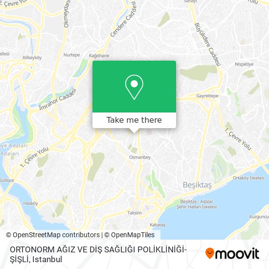 ORTONORM AĞIZ VE DİŞ SAĞLIĞI POLİKLİNİĞİ-ŞİŞLİ map