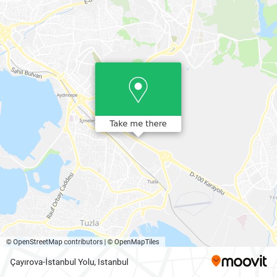 Çayırova-İstanbul Yolu map