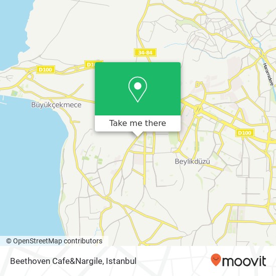 Beethoven Cafe&Nargile map