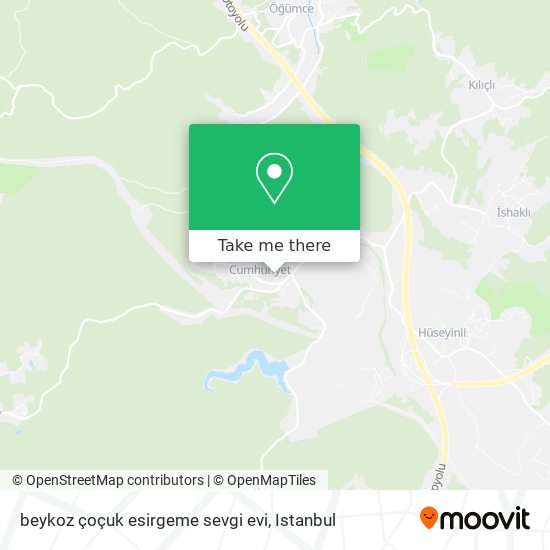 beykoz çoçuk esirgeme sevgi evi map