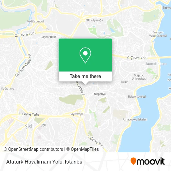 Ataturk Havalimani Yolu map