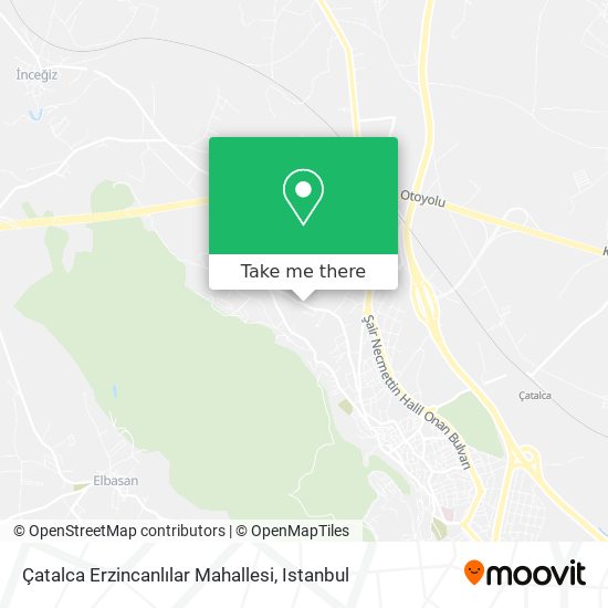 Çatalca Erzincanlılar Mahallesi map