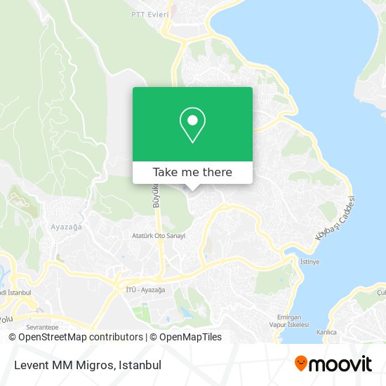 Levent MM Migros map