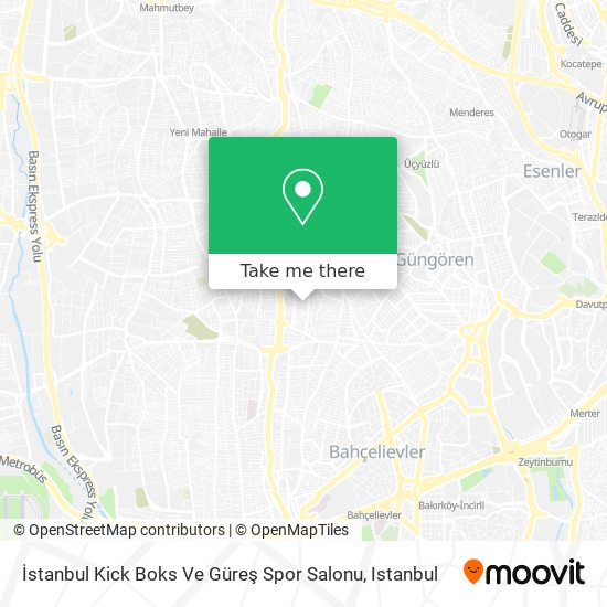 İstanbul Kick Boks Ve Güreş Spor Salonu map