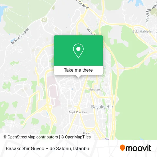 Basaksehir Guvec Pide Salonu map