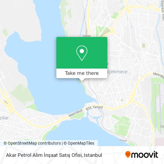 Akar Petrol Alim İnşaat Satış Ofisi map