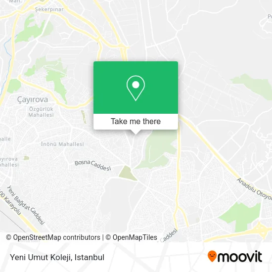Yeni Umut Koleji map