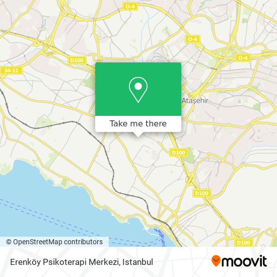 Erenköy Psikoterapi Merkezi map