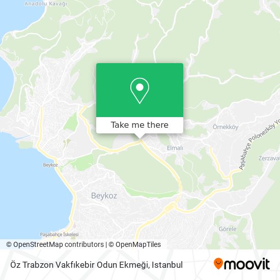 Öz Trabzon Vakfıkebir Odun Ekmeği map
