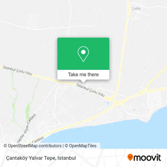 Çantaköy Yalvar Tepe map