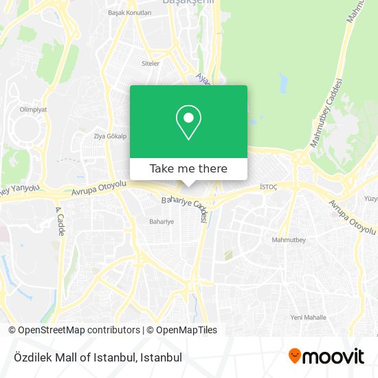 Özdilek Mall of Istanbul map