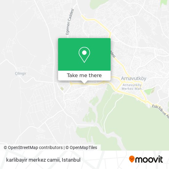 karlibayir merkez camii map
