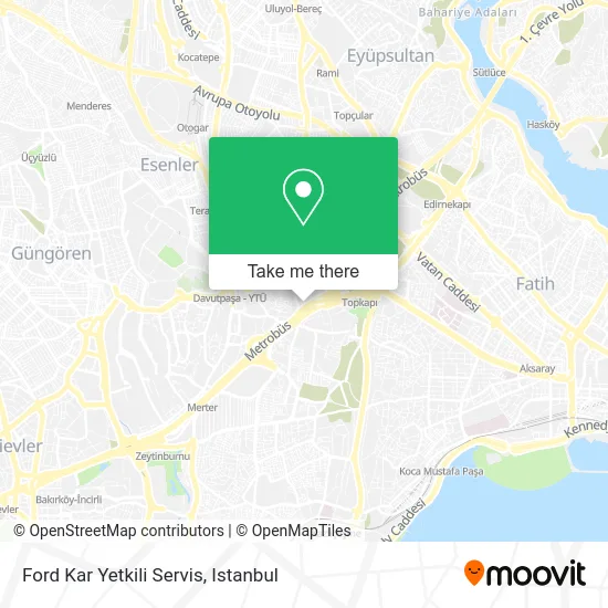 Ford Kar Yetkili Servis map