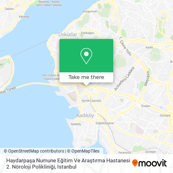 Haydarpaşa Numune Eğitim Ve Araştırma Hastanesi 2. Nöroloji Polikliniği map