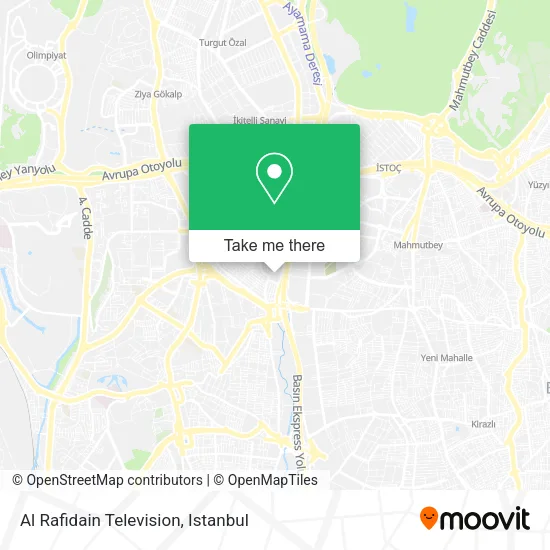 Al Rafidain Television map