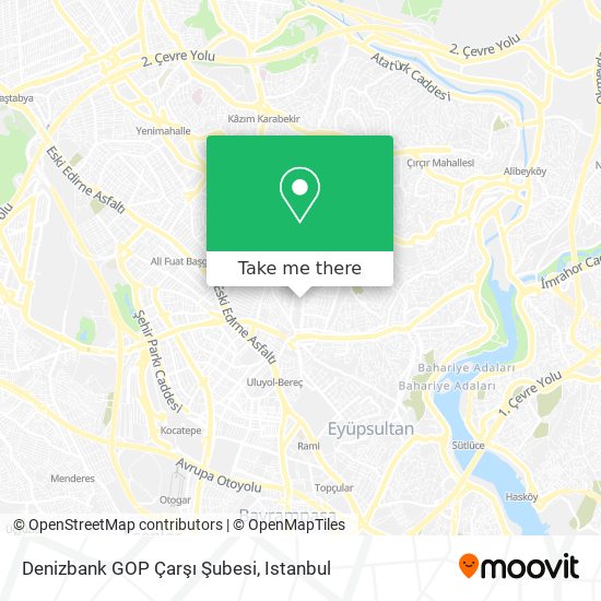 Denizbank GOP Çarşı Şubesi map