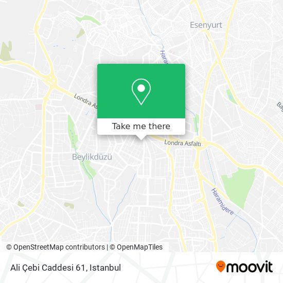 Ali Çebi Caddesi 61 map