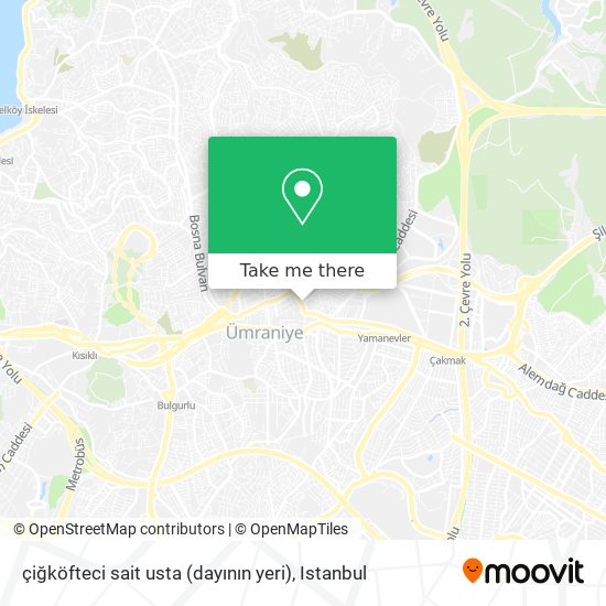 çiğköfteci sait usta  (dayının yeri) map