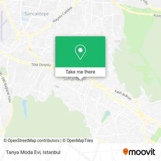 Tanya Moda Evi map