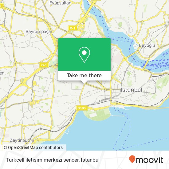 Turkcell iletisim merkezi sencer map