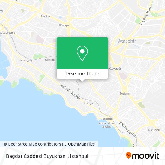 Bagdat Caddesi Buyukhanli map