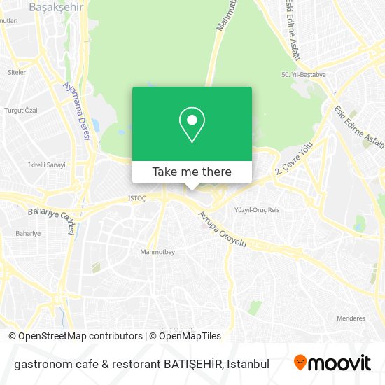 gastronom cafe & restorant BATIŞEHİR map