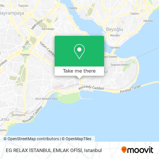 EG RELAX İSTANBUL EMLAK OFİSİ map