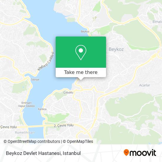 Beykoz Devlet Hastanesi map