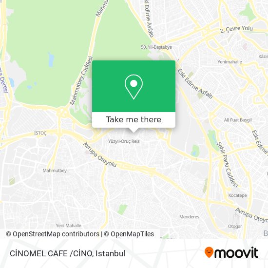 CİNOMEL CAFE /CİNO map