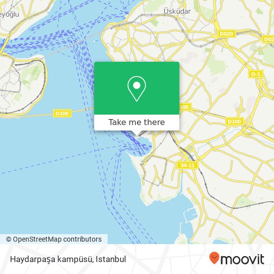 Haydarpaşa kampüsü map