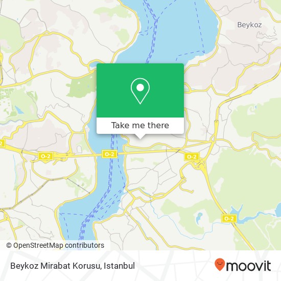 Beykoz Mirabat Korusu map