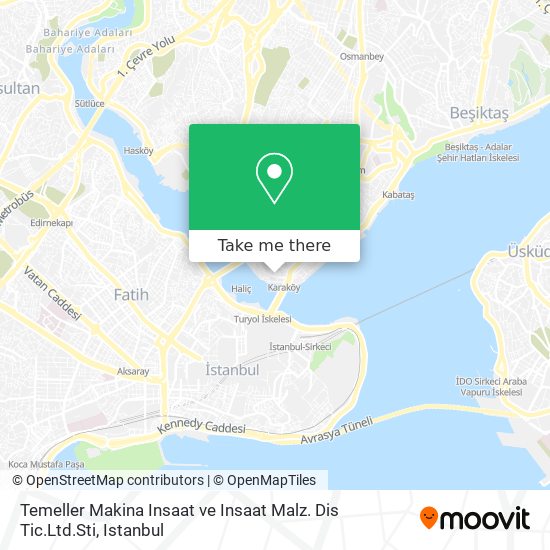 Temeller Makina Insaat ve Insaat Malz. Dis Tic.Ltd.Sti map